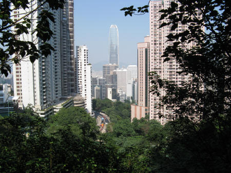Map of Hong Kong Island